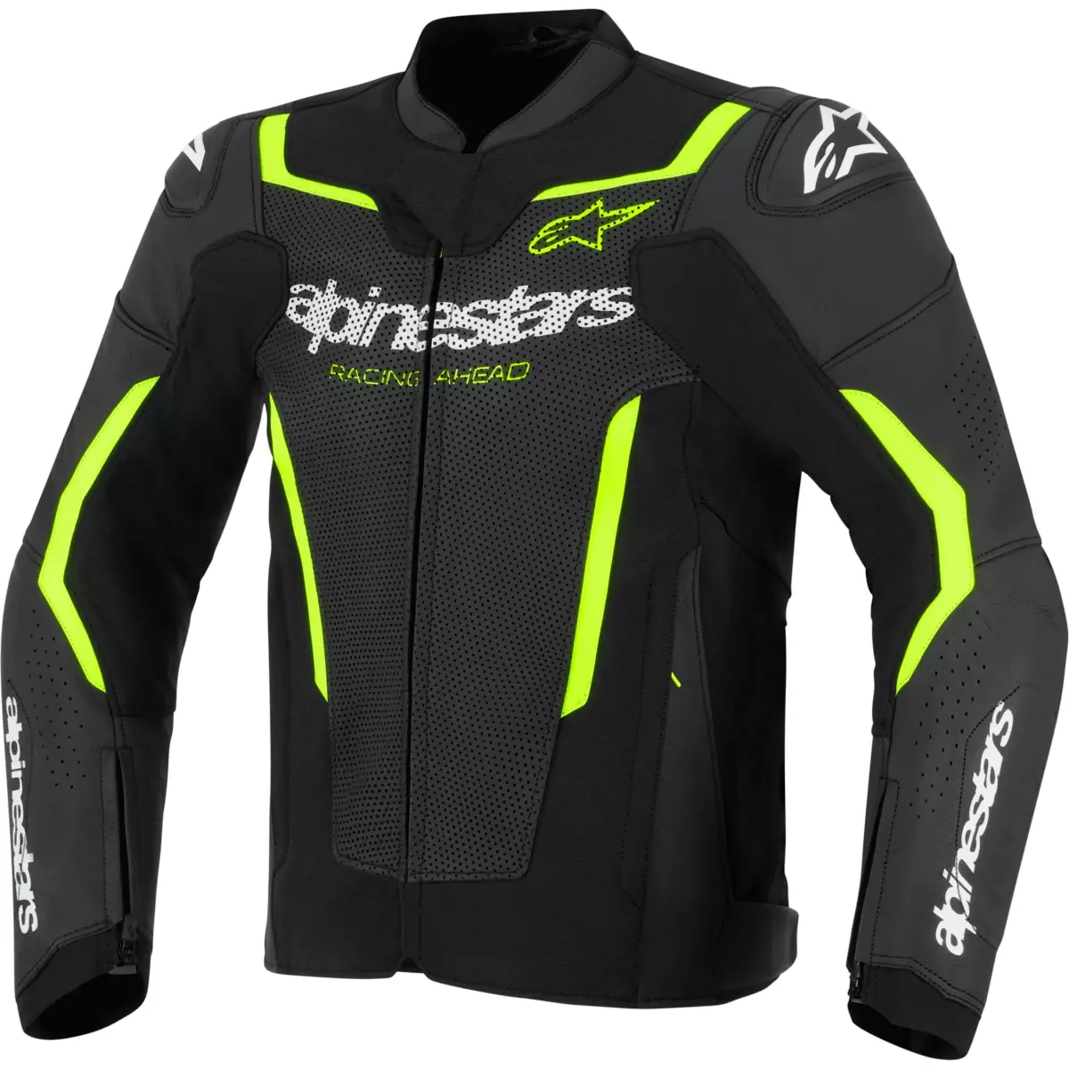 Blouson Alpinestars GP Force V2 Airflow Noir Jaune Fluo
