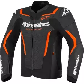 Blouson Alpinestars GP Force V2 Airflow Noir Rouge Fluo