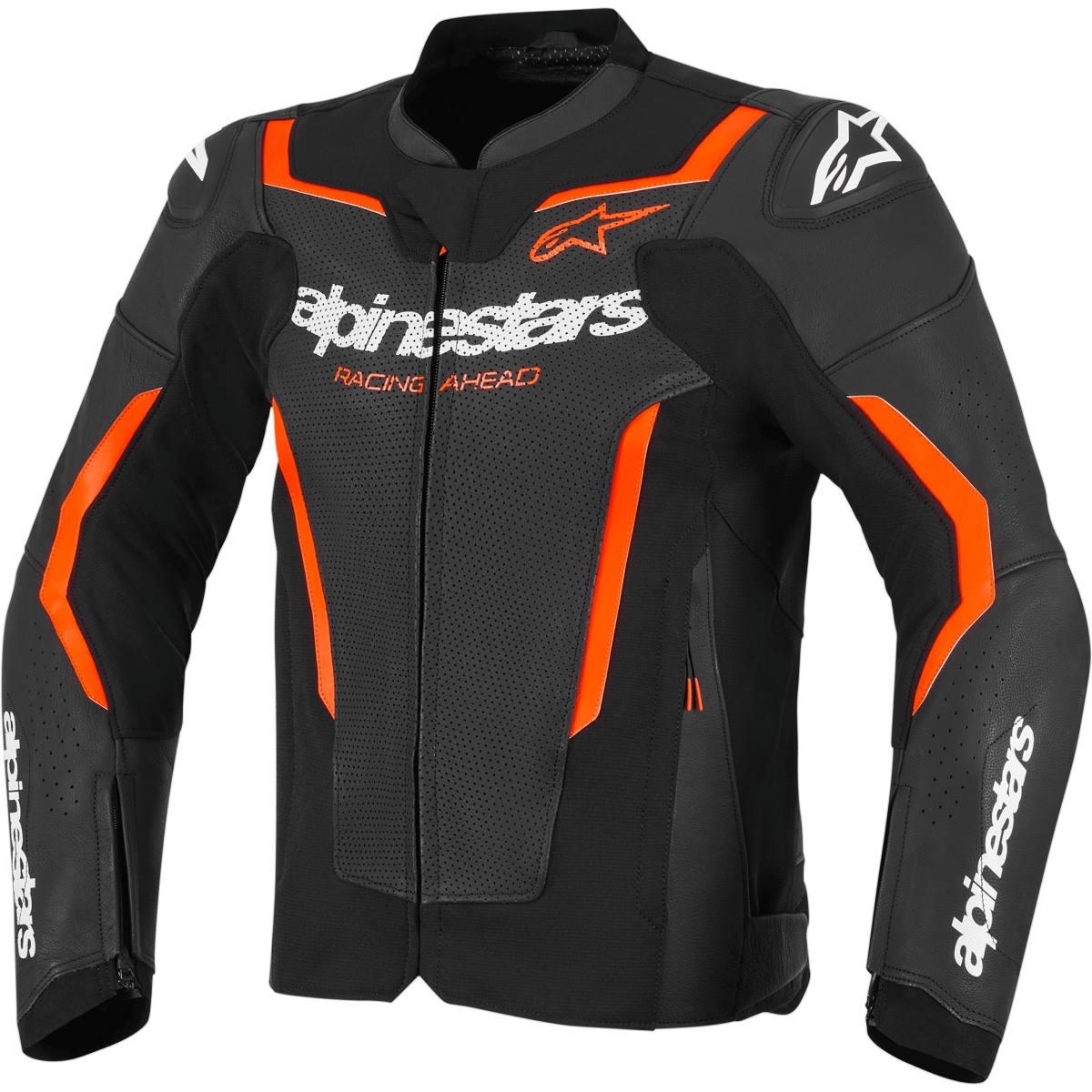 Blouson Alpinestars GP Force V2 Airflow Noir Rouge Fluo