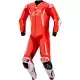 Combinaison 1 Pièce Alpinestars GP Tech V5 Rouge Fluo Rouge Blanc
