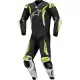 Combinaison 1 Pièce Alpinestars GP Tech V5 Noir Blanc Jaune Fluo