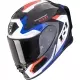 Casque Scorpion Exo-R1 Evo Carbon Air Propel Noir Blanc Rouge