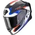 Casque Scorpion Exo-R1 Evo Carbon Air Propel Noir Blanc Rouge