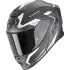 Casque Scorpion Exo-R1 Evo Carbon Air Propel Noir Argent Mat