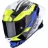 Casque Scorpion Exo-R1 Evo II Air Valere Noir Bleu Jaune Fluo