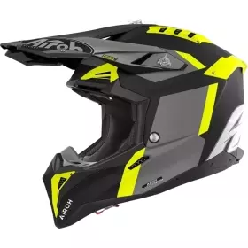 Casque Cross Airoh Aviator 3 Glory Jaune Mat