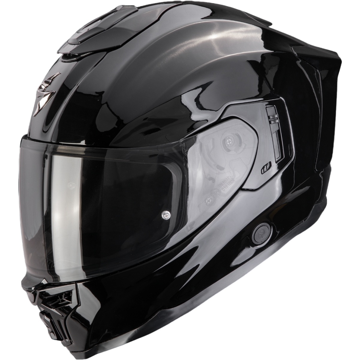 Casque Scorpion Exo-1500 Air Solid Noir Brillant