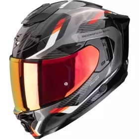 Casque Scorpion Exo-1500 Air Sleek Noir Rouge