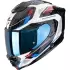 Casque Scorpion Exo-1500 Air Sleek Blanc Rouge Bleu