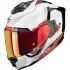 Casque Scorpion Exo-1500 Air Arena Blanc Rouge