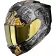 Casque Scorpion Exo-1500 Air Apus Noir Gris Or