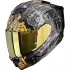 Casque Scorpion Exo-1500 Air Apus Noir Gris Or Brillant