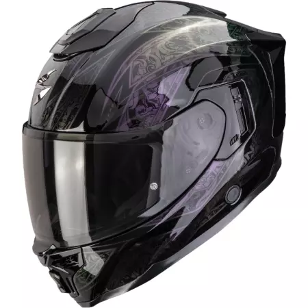 Casque Scorpion Exo-1500 Air Fantasy Noir Violet