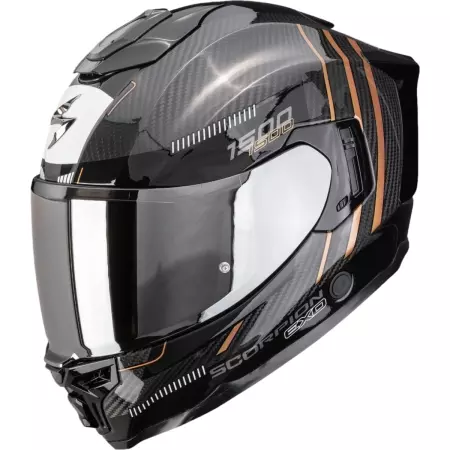 Casque Scorpion Exo-1500 Carbon Air Zity Noir Cuivre