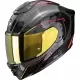 Casque Scorpion Exo-1500 Carbon Air Mundi Noir Rouge Jaune