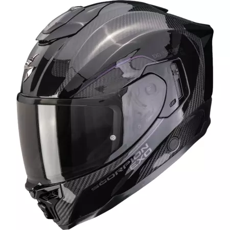 Casque Scorpion Exo-1500 Carbon Air Mundi Noir Violet