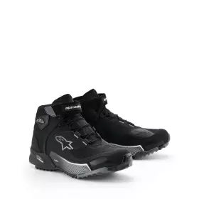 Baskets Femme Alpinestars CR-X Drystar Riding Noir Gris Foncé Blanc