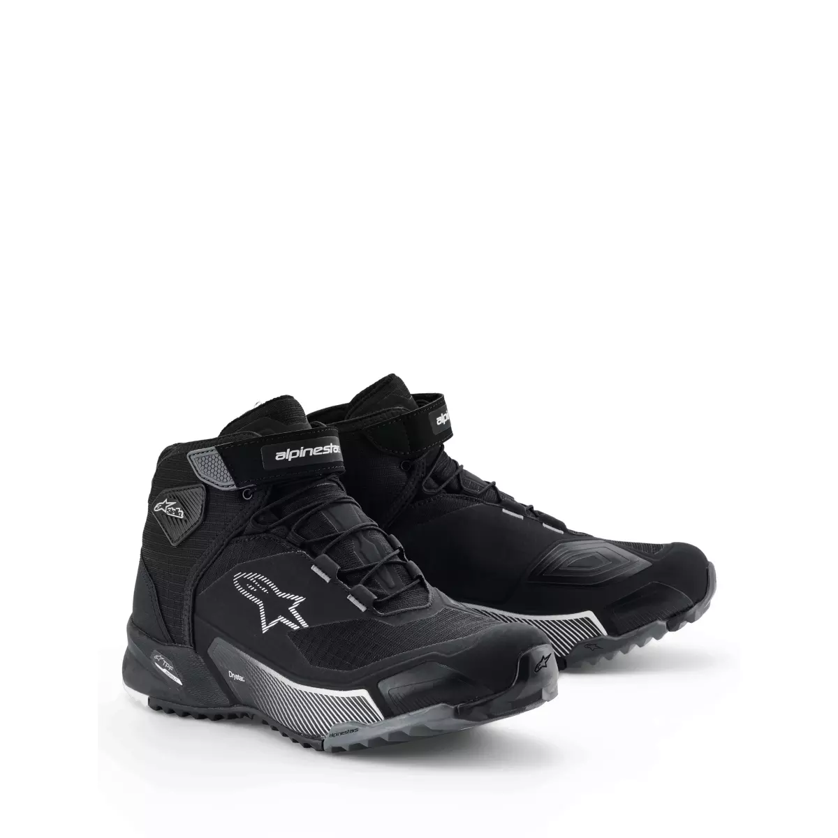 Baskets Femme Alpinestars CR-X Drystar Riding Noir Gris Foncé Blanc