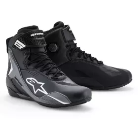 Baskets Alpinestars Faster 4 Drystar Noir Cool Gris Blanc