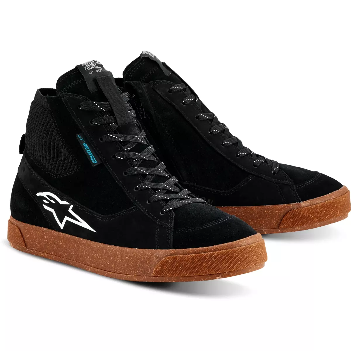 Baskets Alpinestars Stated Waterproof Noir Gum Blanc