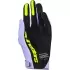 Gants Cross Alpinestars Supertech MX Violet Lavande Jaune Fluo