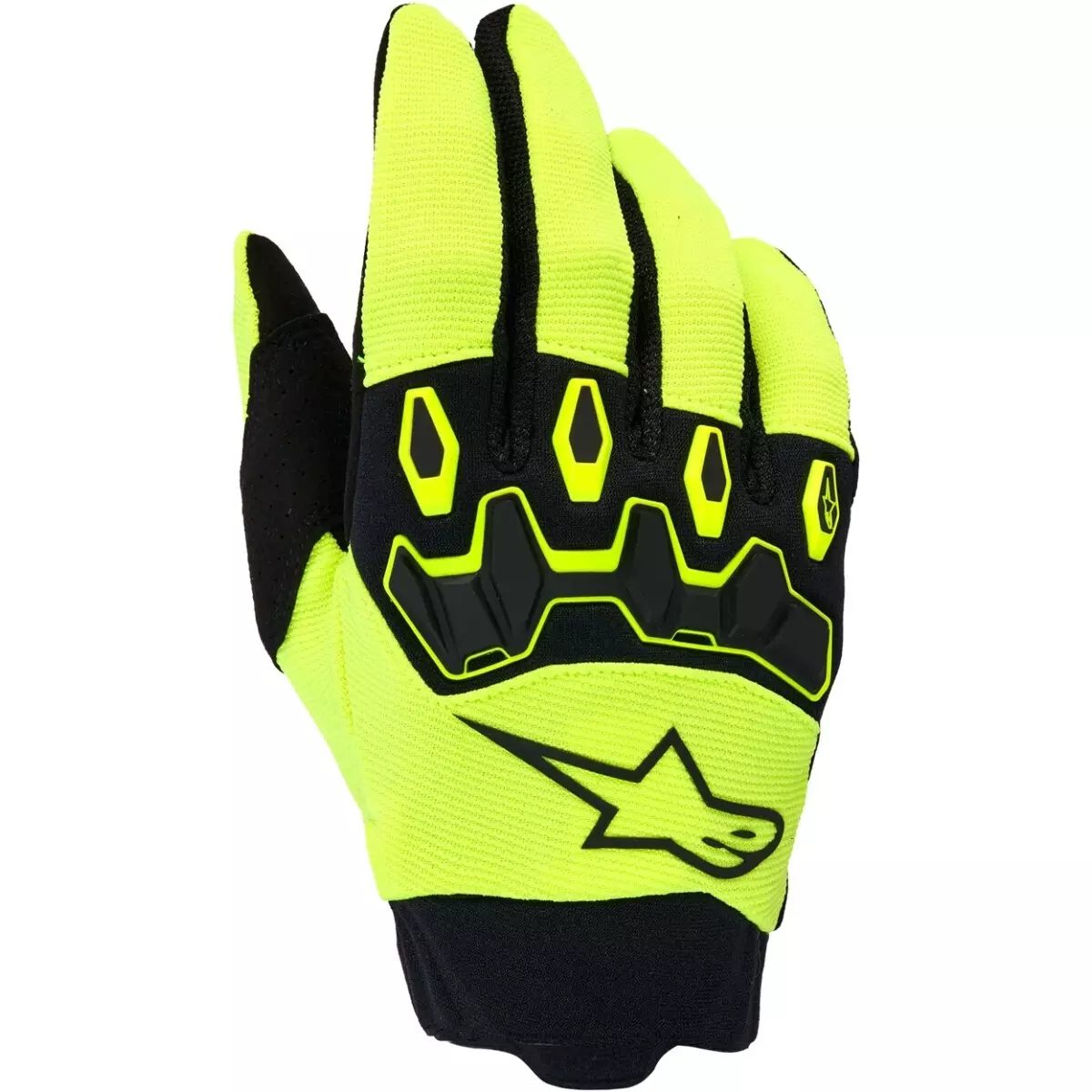 Gants Cross Enfant Alpinestars Full Bore V2 Jaune Fluo Noir