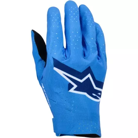 Gants Cross Alpinestars Supertech MX Bleu Foncé Bleu Blanc