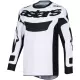 Maillot Cross Alpinestars Racer Riway Blanc Noir