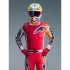 Maillot Cross Alpinestars Racer Portl Rouge Clair Gris Foncé Gris