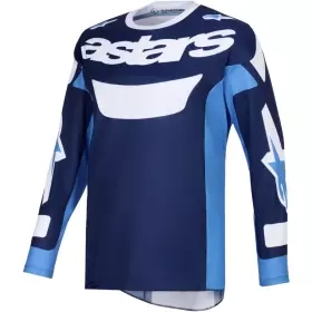 Maillot Cross Alpinestars Racer Riway Ucla Bleu Blanc