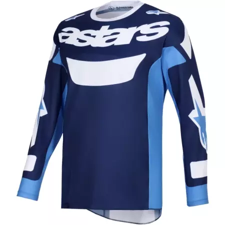 Maillot Cross Alpinestars Racer Riway Ucla Bleu Blanc