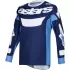 Maillot Cross Alpinestars Racer Riway Ucla Bleu Blanc
