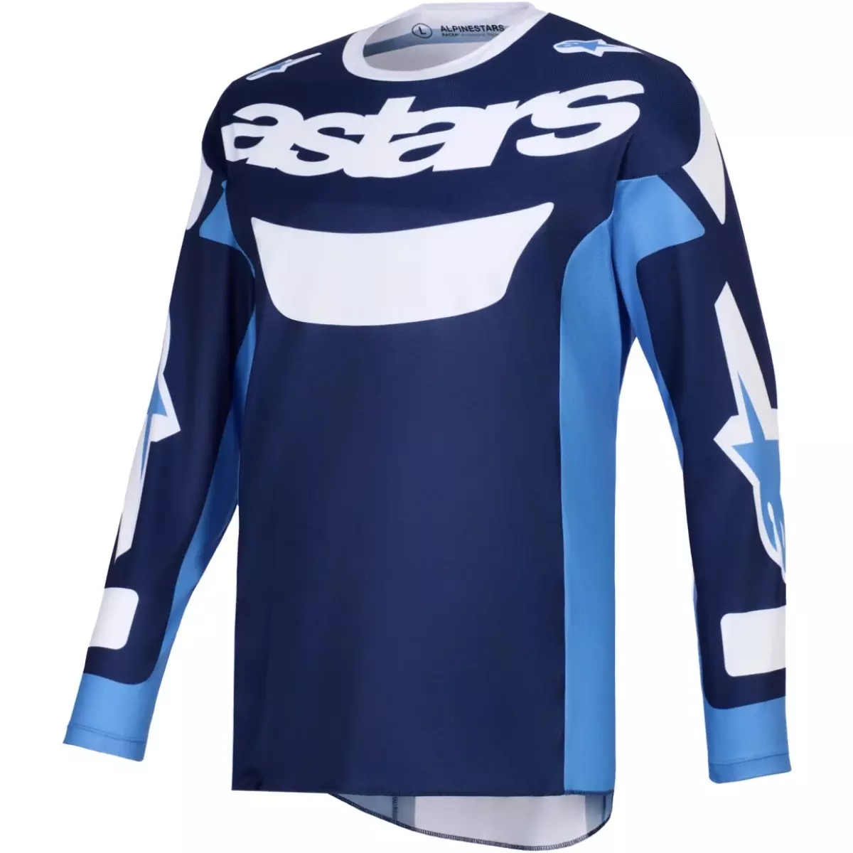 Maillot Cross Alpinestars Racer Riway Ucla Bleu Blanc