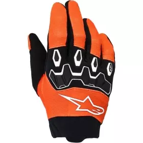 Gants Cross Enfant Alpinestars Full Bore V2 Orange Blanc Noir