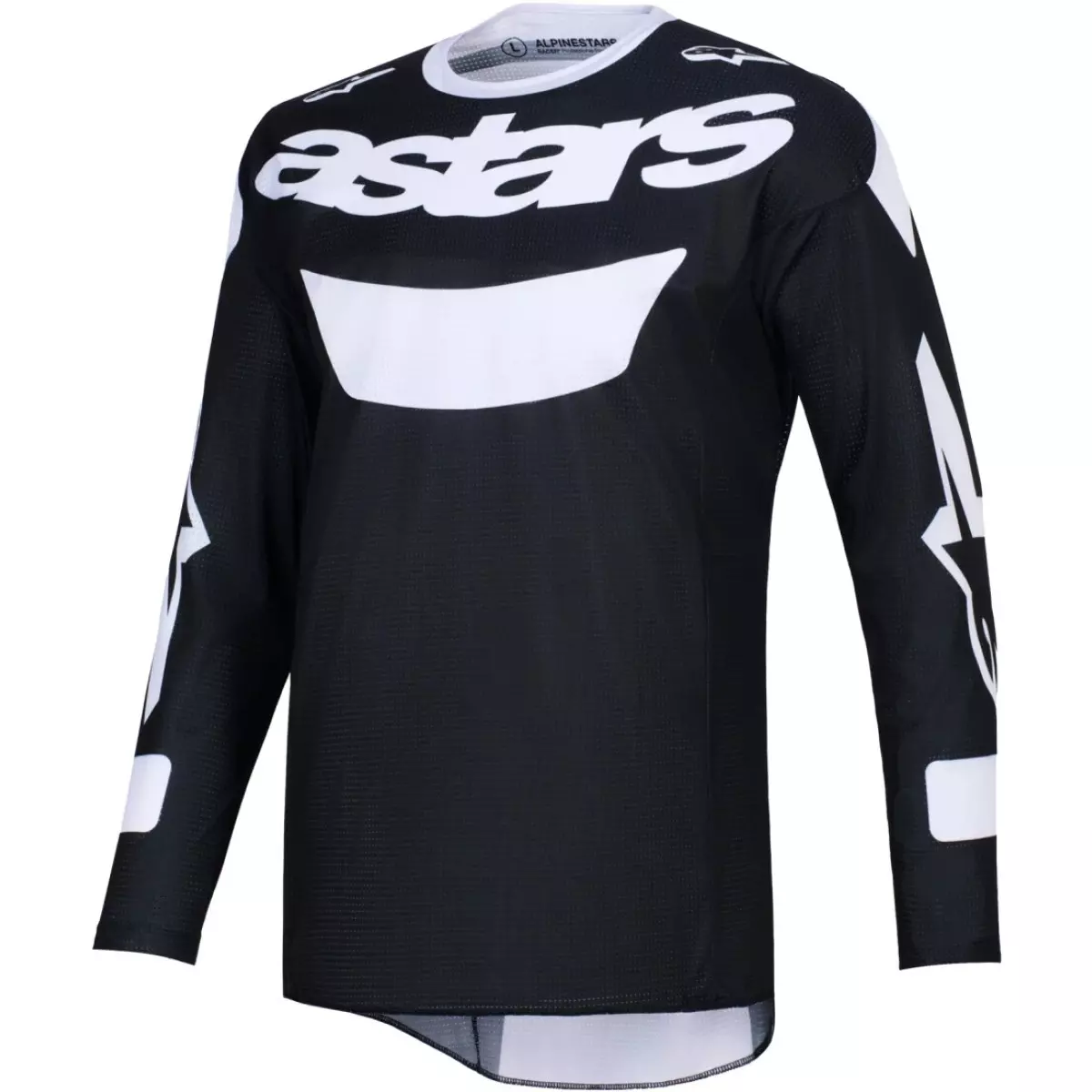 Maillot Cross Alpinestars Racer Air Riway Noir Blanc