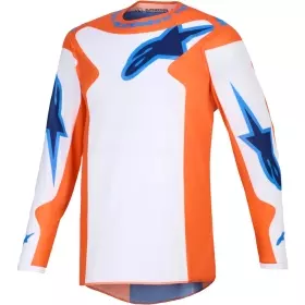 Maillot Cross Alpinestars Fluid Grid Orange Bleu
