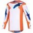 Maillot Cross Alpinestars Fluid Grid Orange Bleu