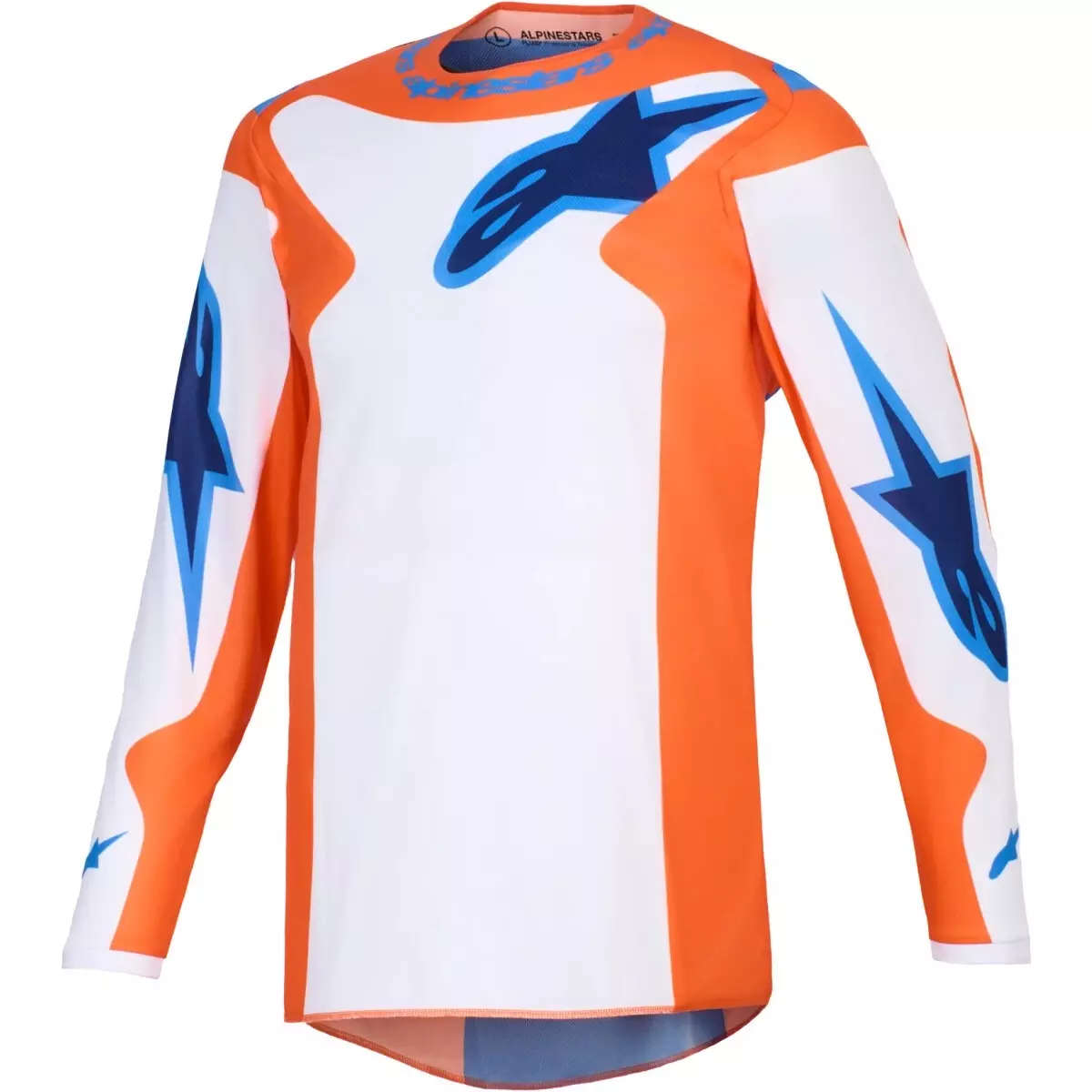 Maillot Cross Alpinestars Fluid Grid Orange Bleu