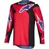 Maillot Cross Alpinestars Fluid Grid Rouge Noir Violet