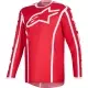 Maillot Cross Alpinestars Fluid Apex Rouge Blanc