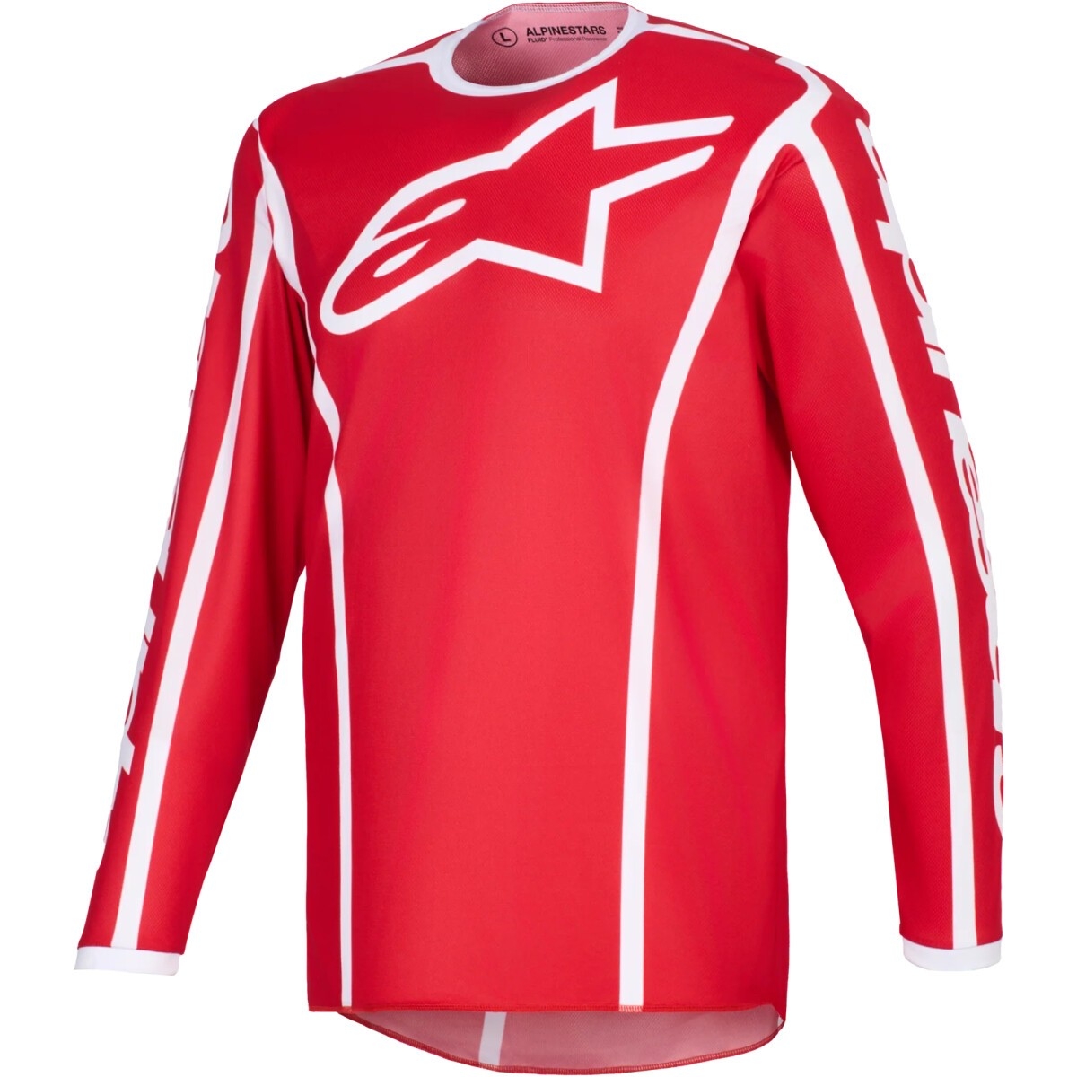Maillot Cross Alpinestars Fluid Apex Rouge Blanc