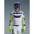 Maillot Cross Alpinestars Racer Air Riway Gris Clair Jaune Fluo Bleu