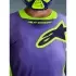 Maillot Cross Alpinestars Racer Portl Violet Jaune Fluo