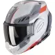 Casque Scorpion Exo-Tech Evo Socius Gris Rouge