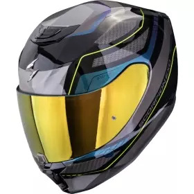 Casque Scorpion Exo-391 Leo Noir Bleu