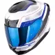 Casque Scorpion Exo-391 Leo Blanc Bleu