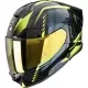 Casque Scorpion Exo-530 Air Theras Noir Jaune Fluo