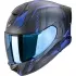 Casque Scorpion Exo-530 Air Theras Noir Bleu Mat