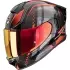 Casque Scorpion Exo-530 Air Theras Noir Rouge Brillant