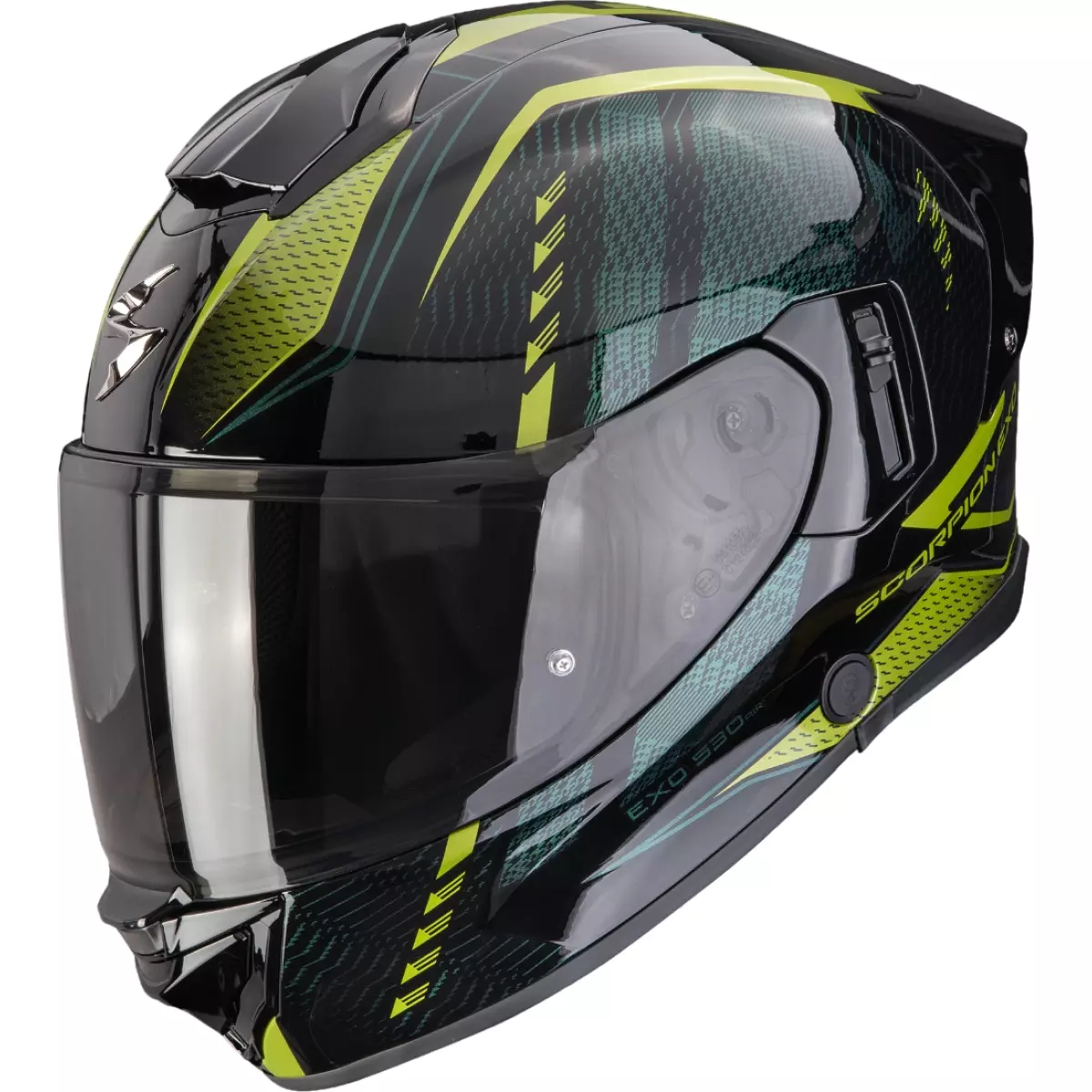 Casque Scorpion Exo-530 Air Theras Noir Vert
